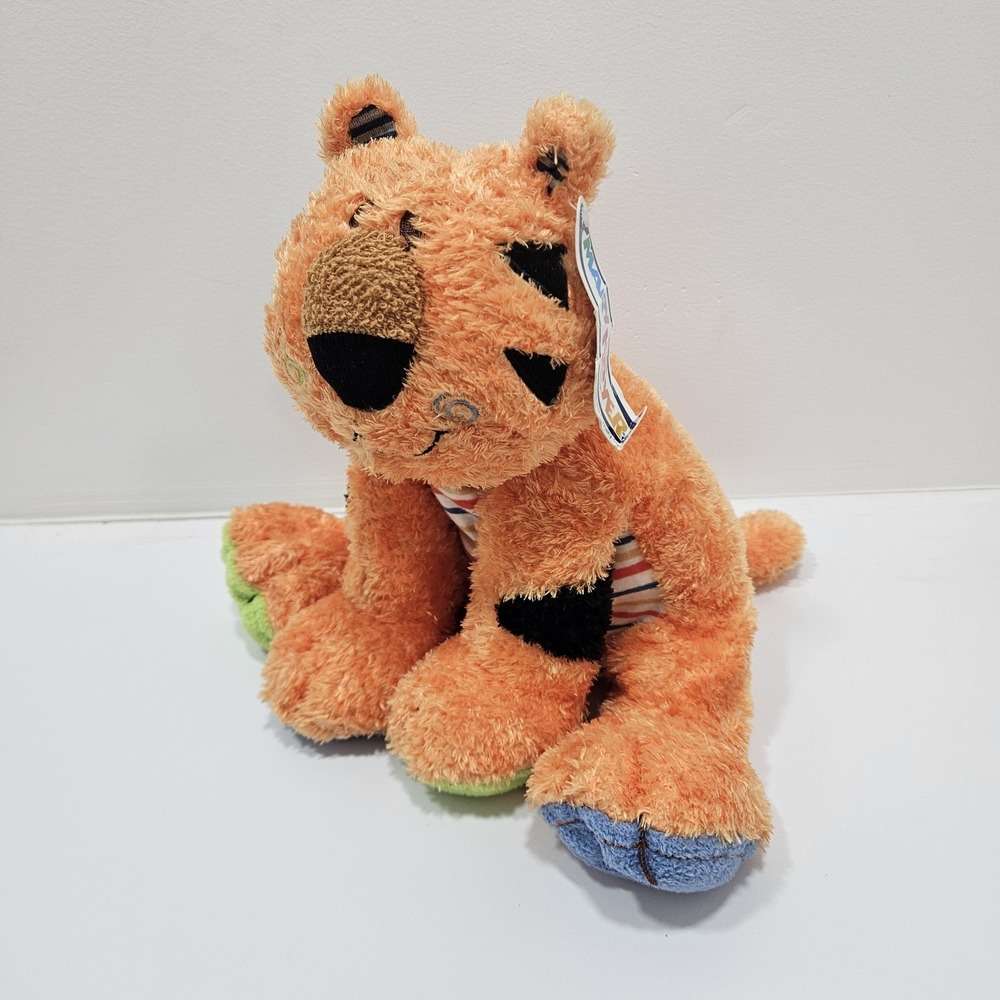 Mary Meyer Tiger Plush‎ Orange Cheery Cheeks Stuffed Animal Toy Swirls Claude